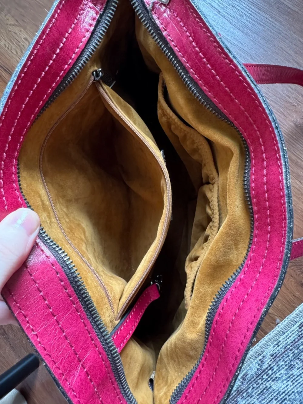 Patricia Nash Fuscia Pink Magenta Poppy Tooled Leather Handbag Country